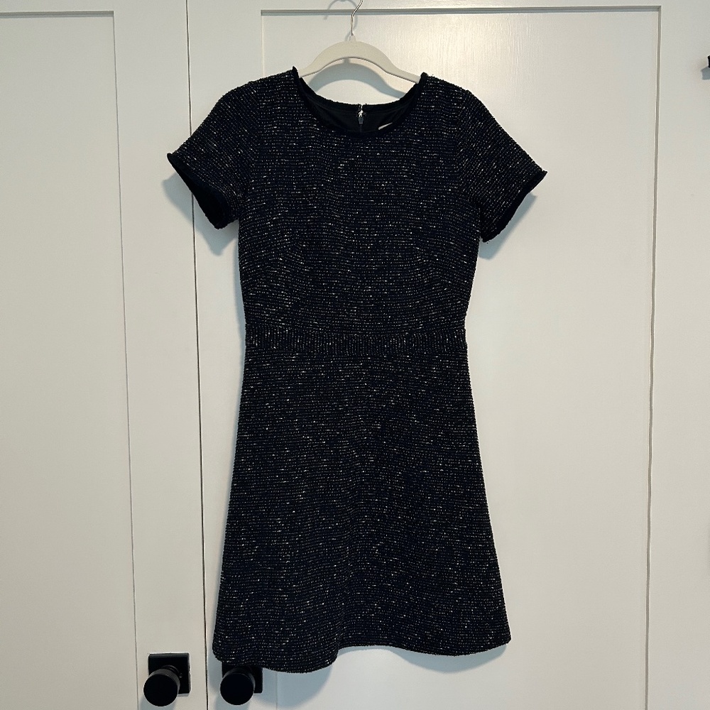 Loft Tweed Flare Dress